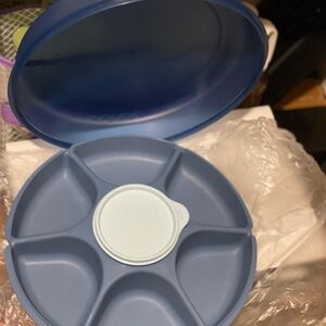 Tupperware Blue Food Storage Container